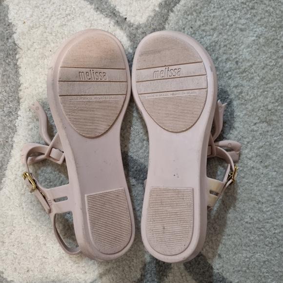 MELISSA "Alice in Wonderland" Pale Pink Sandals, Size 35 - Picture 7 of 12